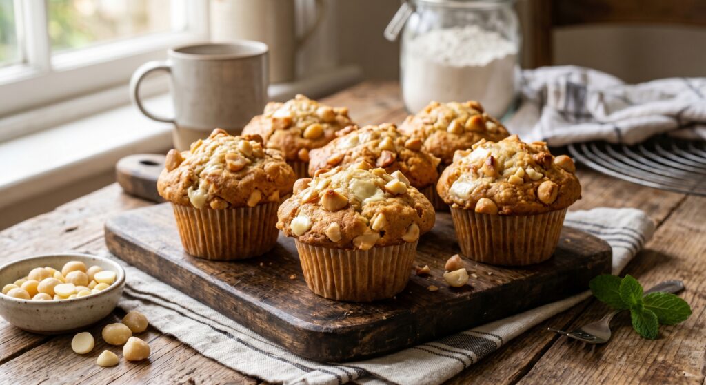 macadamianoten muffins